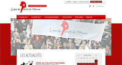 Desktop Screenshot of ldh-gironde.org